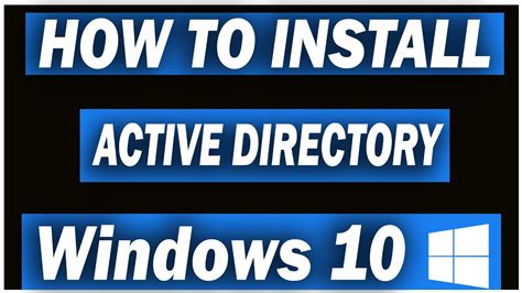 Can i install active directory on windows 10